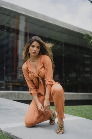 Conjunto Trend Top Amarração