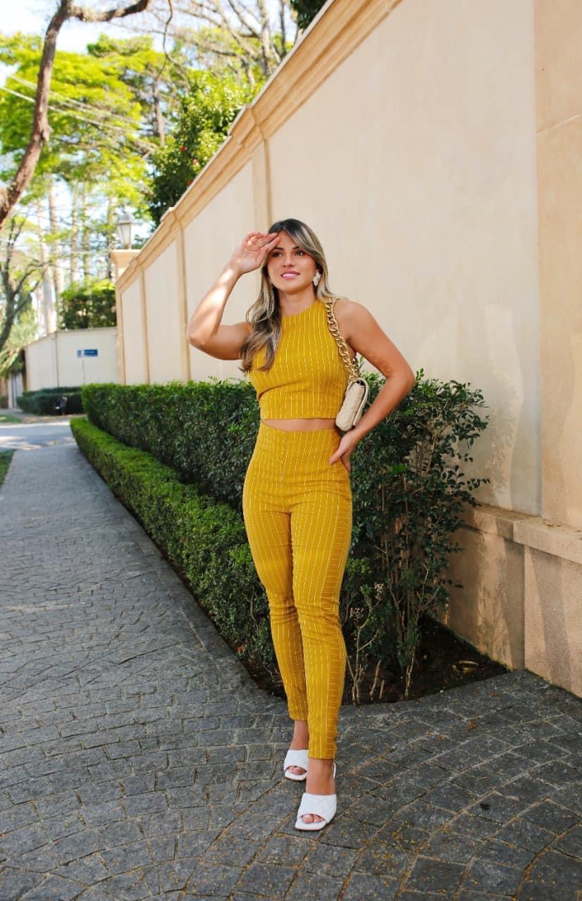 Conjunto line listrado Tricomix